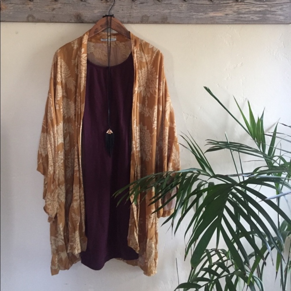 Vintage // Maroon Midi Bodycon Dress // Small - Picture 2 of 5